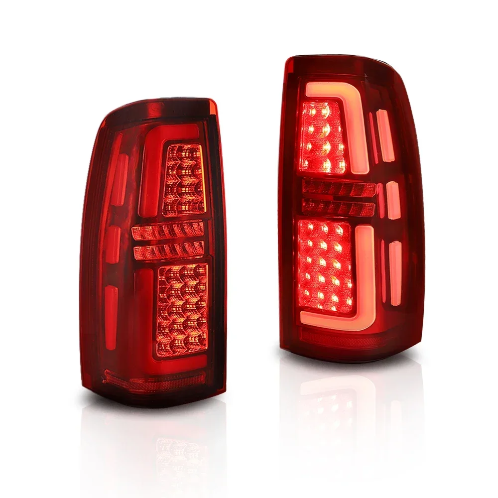 Chevy Silverado Taillights Car LED Tail Light Fits For 99-02 Silverado/99-03 GMC Sierra 1500 2500 3500