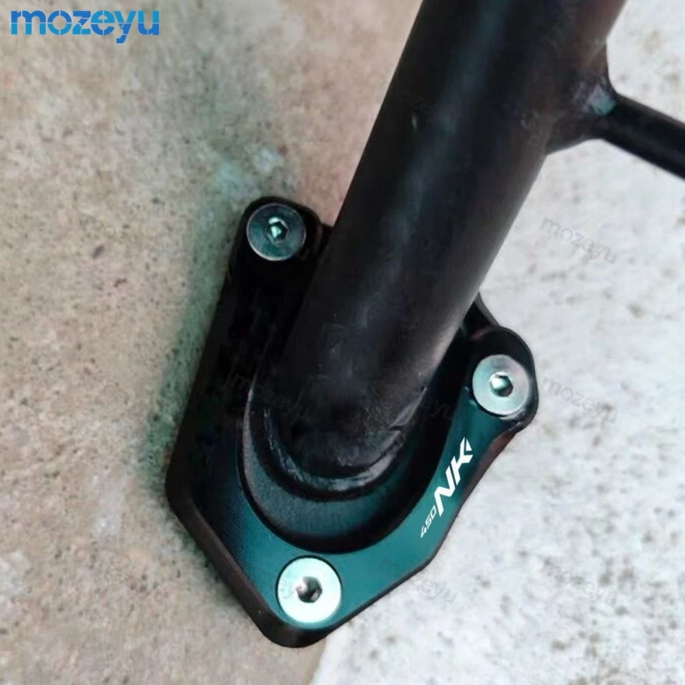 For CFMOTO CF MOTO 450NK 450 NK nk 2023 2024 2025 2026 Motorcycle Kickstand Foot Side Stand Extension Pad Support Plate Enlarger