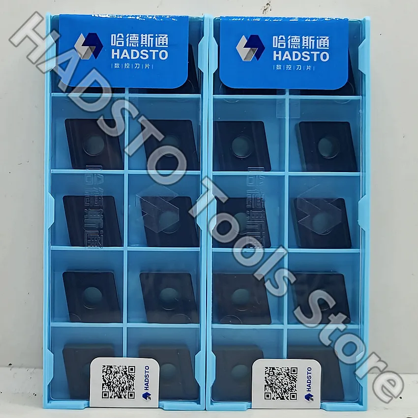 CNMG120408R-M HS8125 CNMG432 CNMG120408R-M HADSTO CNC carbide inserts Dual color CVD coating Turning inserts For Steel 10pcs/box