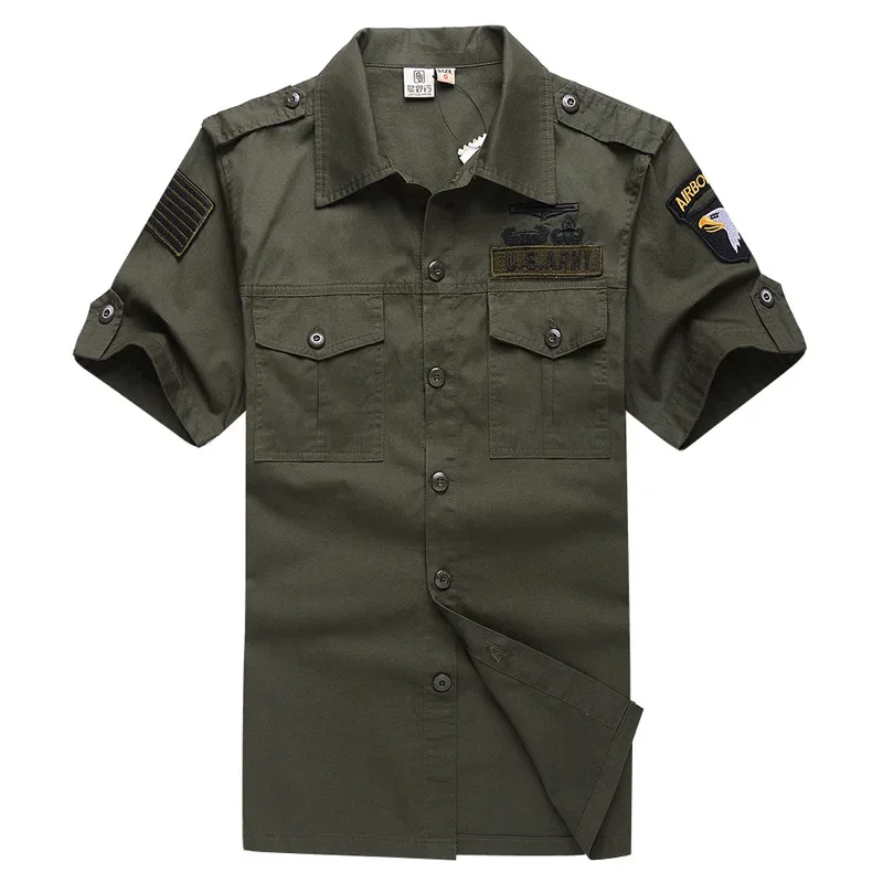 outdoor-men-military-uniform-us-airborne-division-training-tactical-shirts-army-fan-cotton-breathable-short-sleeve-hiking-shirt