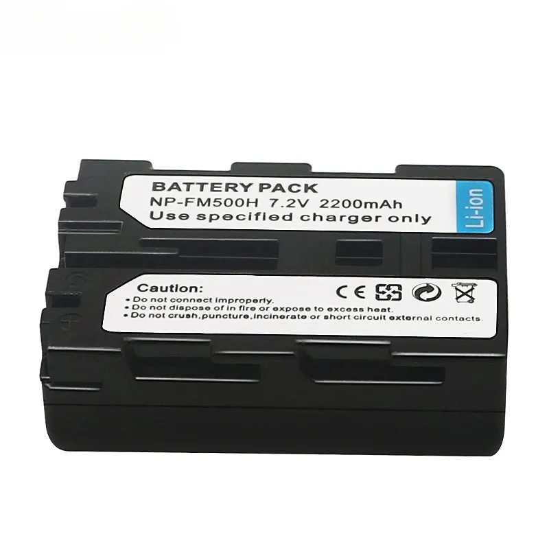 Batterie NP-FM500H Batterie FM500H pour appareil photo Sony A57 A58 A65 A77 A99 A550 A560 A580 A350 A500 Batterie d'appareil photo Décodage complet