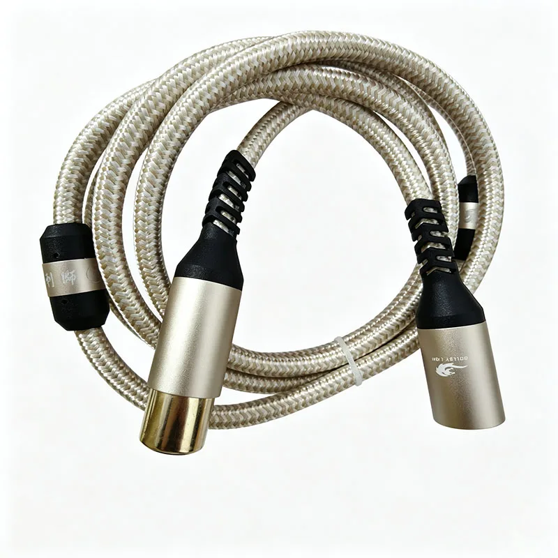 3-PIN XLR Cable Male to Female Microphone Stage Light DMX Cable for Audio Mixer Speaker Amplifier