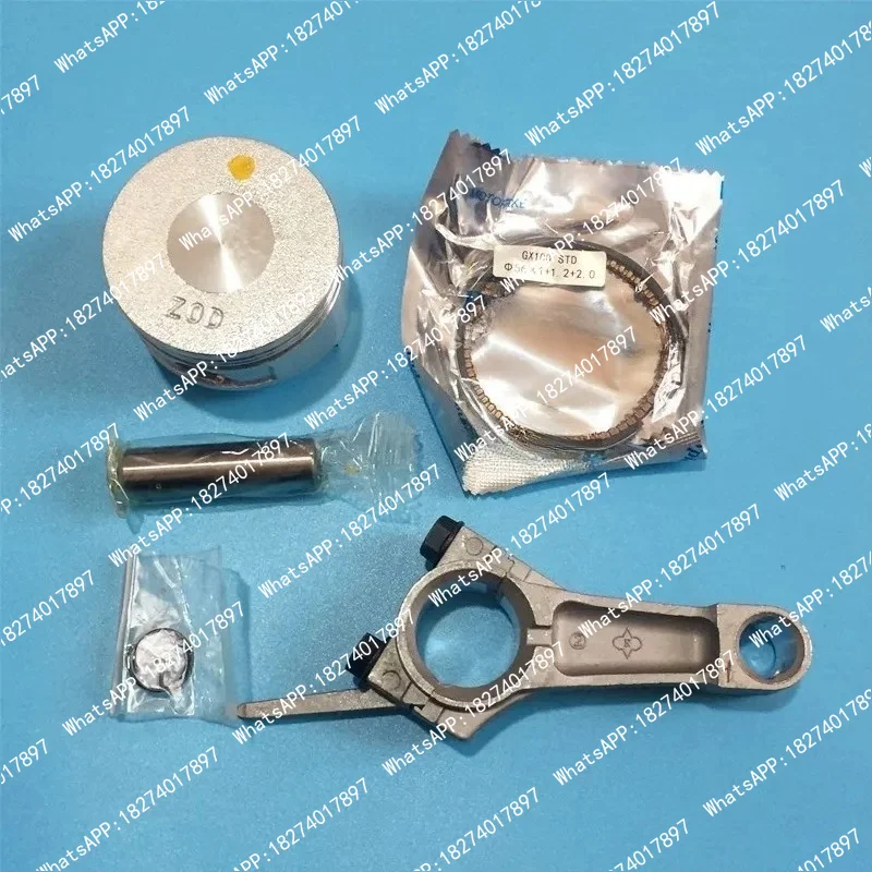 GX100 CONNECTING ROD PISTON PISTON RING FOR GX100 98cc 3HP JUMPING JACK  WATER PUMP AIR COMPRESSOR 13200-ZOD-000
