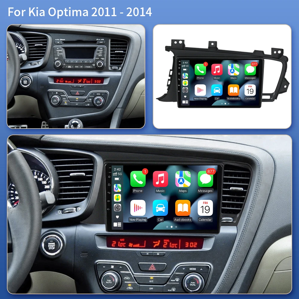 Car Radio Android 16 For Kia Optima 3 K5 TF T 2010 2011 2012 2013 2014 2015 Navigation GPS Multimedia Player Stereo WiFi+4G DSP