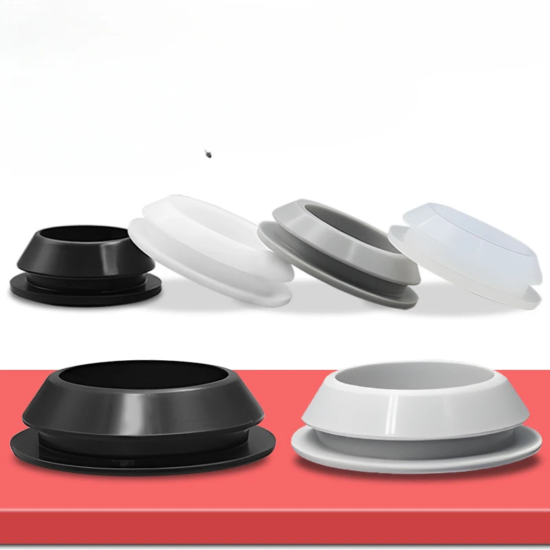 Rubber Stoppers Silicone Plug High Temperature Resistant Round Hole Plug Dustproof Slot Type Rubber Plug for Home Kitchen Bathro
