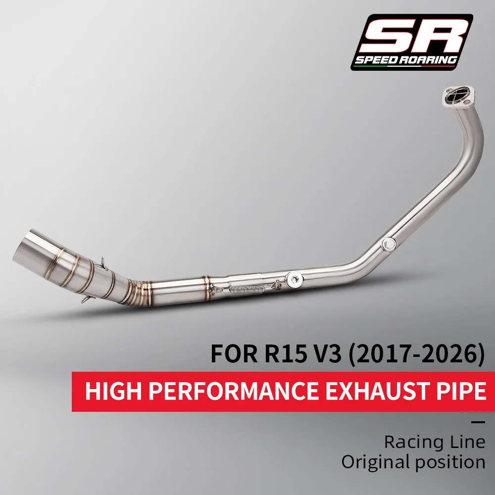 

Выхлопная система для мотоцикла R15 V3 2017-2026, коллектор из нержавеющей стали