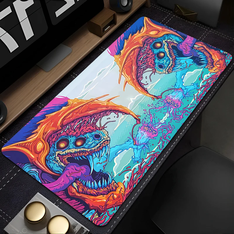 

Mouse Pad Desk Mat Anime Play Mat Demon Mask Gaming Mousepad Personality-Filled Speed Computer and Office Gamer Keyboard Pad