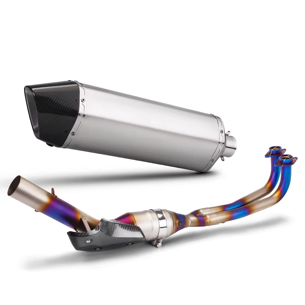 

For TMAX 560 tmax560 2017-2023 Motorcycle Exhaust Muffler Modified Pipe Connection Middle Tube Link full exhaust muffler styem