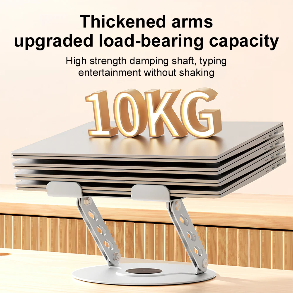 Tablet Desk Mobile Phone Holder 360° Rotatable Laptop Desktop Notebook Stand Holder For iPad All Phone 10-17 Inch Laptop Tablet