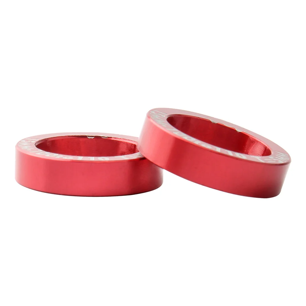 

2Pcs Aluminum Alloy Hub Spacers 5Mm Bicycle Conversion Washers 100-110Mm Smooth Edge Bike Spacers for Wide Range of Bike