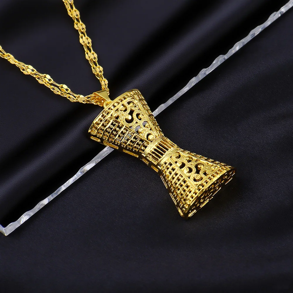 

Dubai 24K Gold Color Jewelry Sets Wedding African Necklace Earrings For Women Nigerian Indian Bridal Costume Set Party Gifts