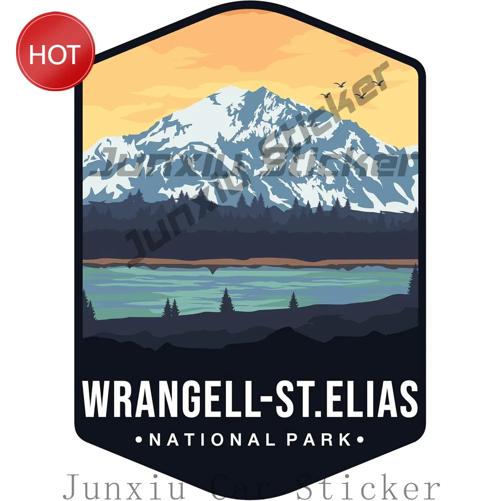 Wrangell-st Elias National Park PVC Sticker For Vehicle Window Toolbox And Laptop Personal Accessories Decoration Decal