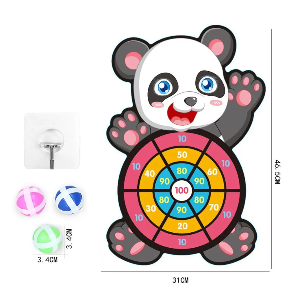 Classic Animals Boys Girls Cloth Outdoor Educational Party Dart Board Game Sticky Ball Toys Target Sports Game Kids Gift