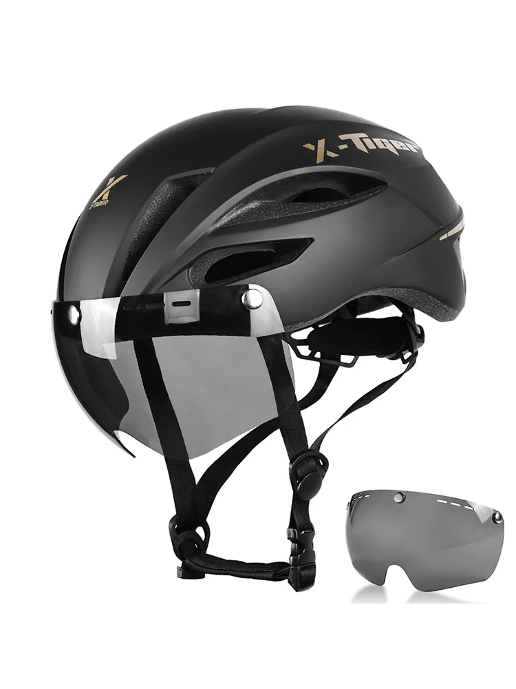 AliExpress X-TIGER Pro Cycling Helmet Outdoor Racing MTB Road Bike Helmet Windproof Magnetic Goggles Riding Helmet Adult Bike Accessories
