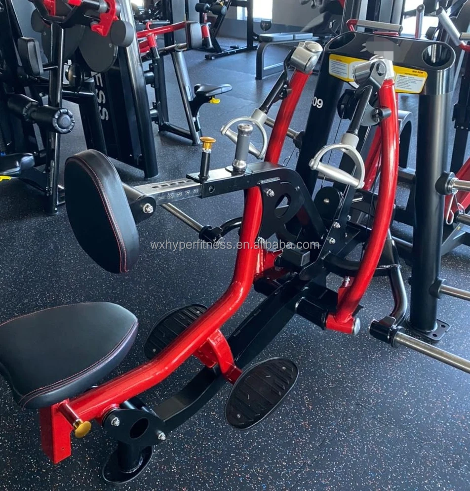 Longxun معدات اللياقة البدنية الصالة الرياضية التجارية لوحة معدنية عالية الجودة محملة آلة القوة جيدة للجلوس Midrow