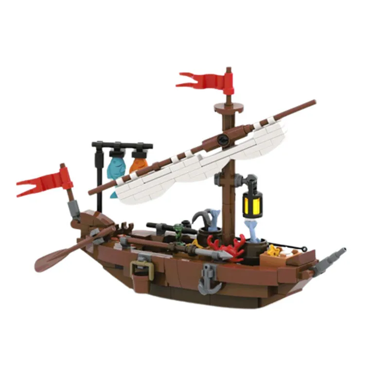 

MOC-152293 Little Fishing Boat for Pirates Series / Castle Theme 172 Parts