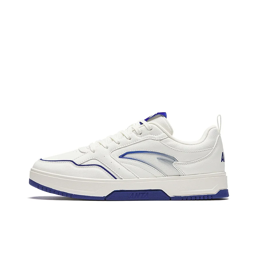 Anta Classic Lightweight, White Sneakers Slip Resistant Cushioning Lightweight Height Increasing Low top 912438010Q-4
