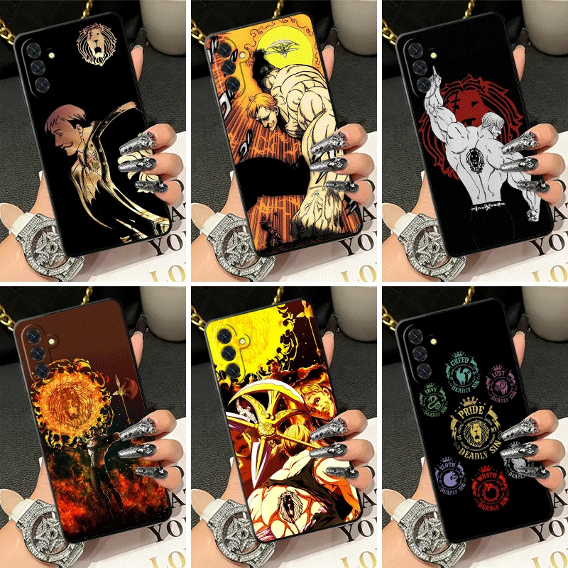 Soft Silicone Phone Case for Samsung A17 A16 A15 A14 A13 Seven D-Deadlys Sins Escanor Shell A57 A56 A55 A54 A53 A37 A36 A27 A26