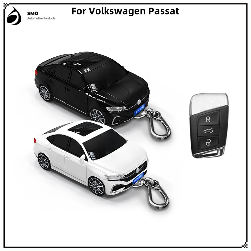 

For Volkswagen Passat Key Cover with Lights Car Keyfob Car Model Key Protector Auto Accessories Creative Personalized Gifts New