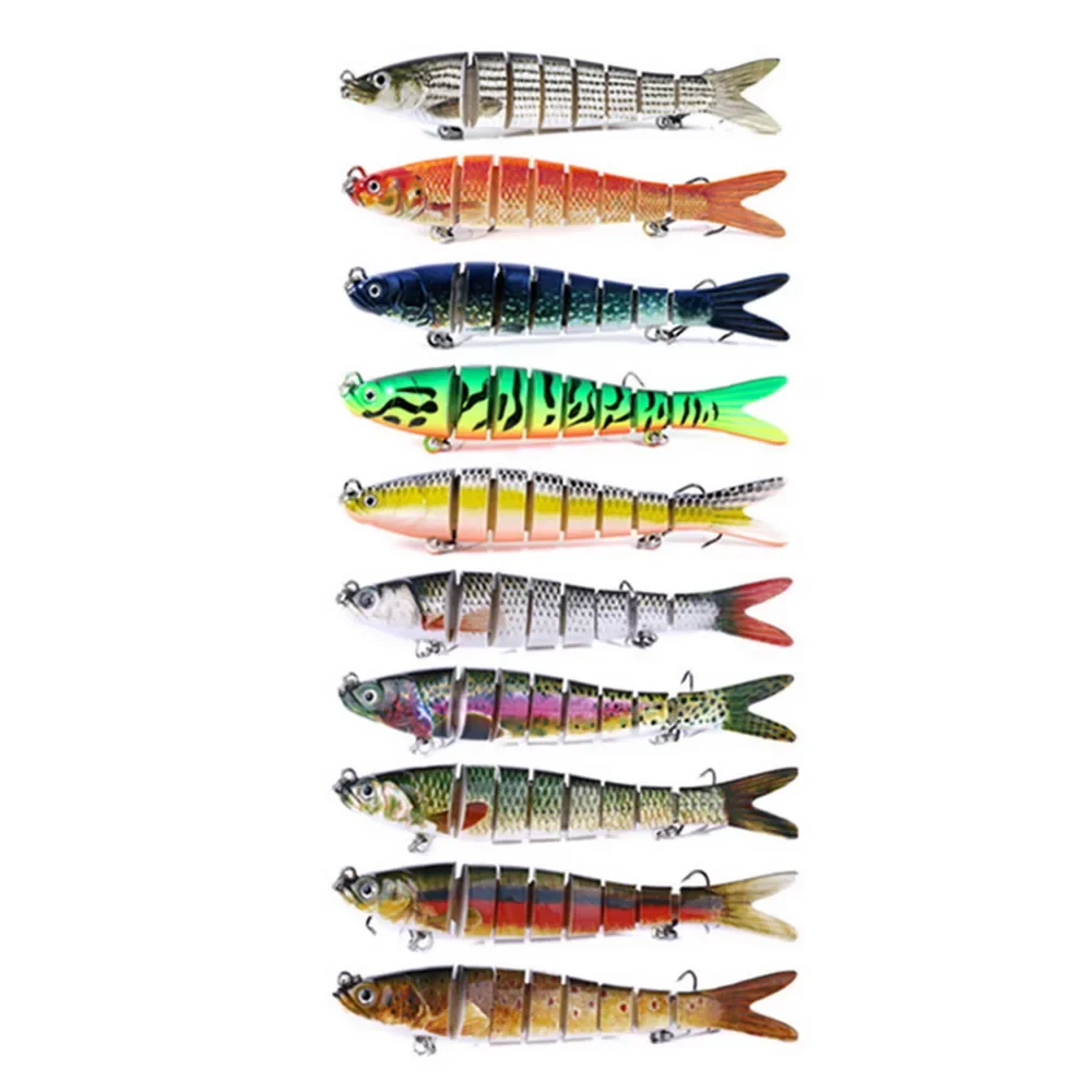 เหยื่อตกปลา Swimbait เหยื่อ Hard เหมือนจริง 137mm 27g Lure Treble Hook Multi Jointed Lures สําหรับปลาเทราท์เบสปลาคาร์พ Fishing Tackle