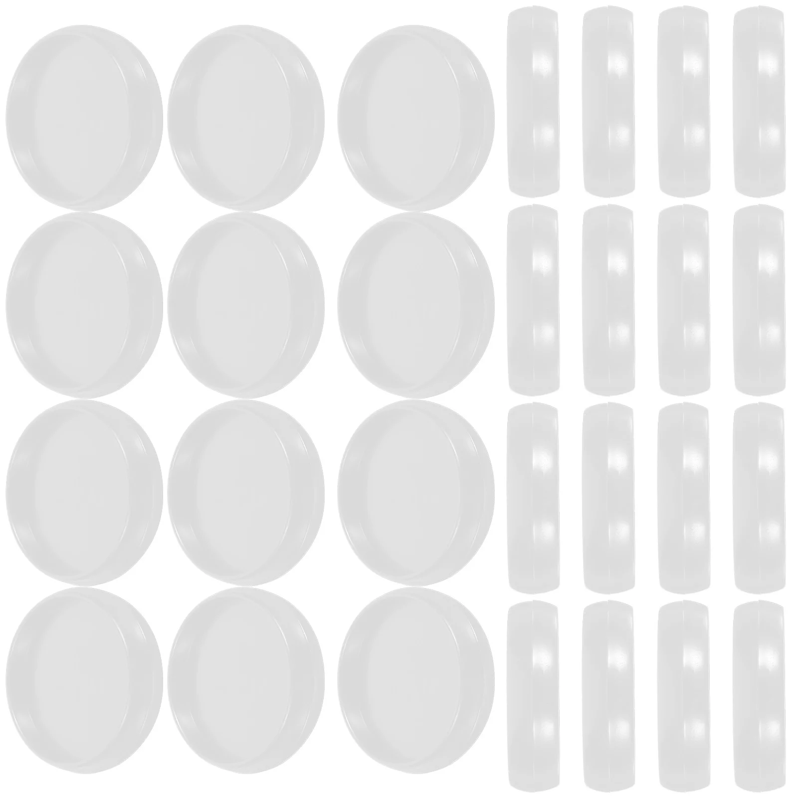 55pcs Mushroom Snap Album Plastic Binder Discs 360 Degree Detachable Design For Diy Notebook Photo Album Book Binding