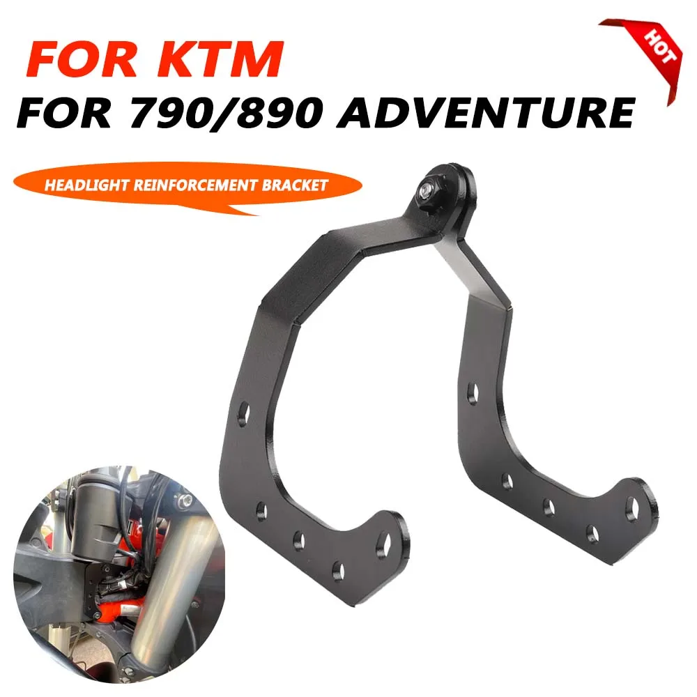 

For KTM 790 ADVENTURE S R 790ADV 890ADV R S 2023 890 ADVENTURE R 2022 Motorcycle Neck Brace Headlight Reinforcement Bracket