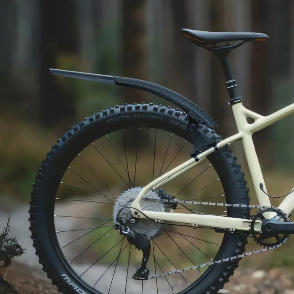 

Переднее/заднее колесо велосипеда, переднее и заднее крыло, легкий регулируемый велосипедный брызговик с твердым корпусом, ПВХ-пластик, MTB велосипедное крыло