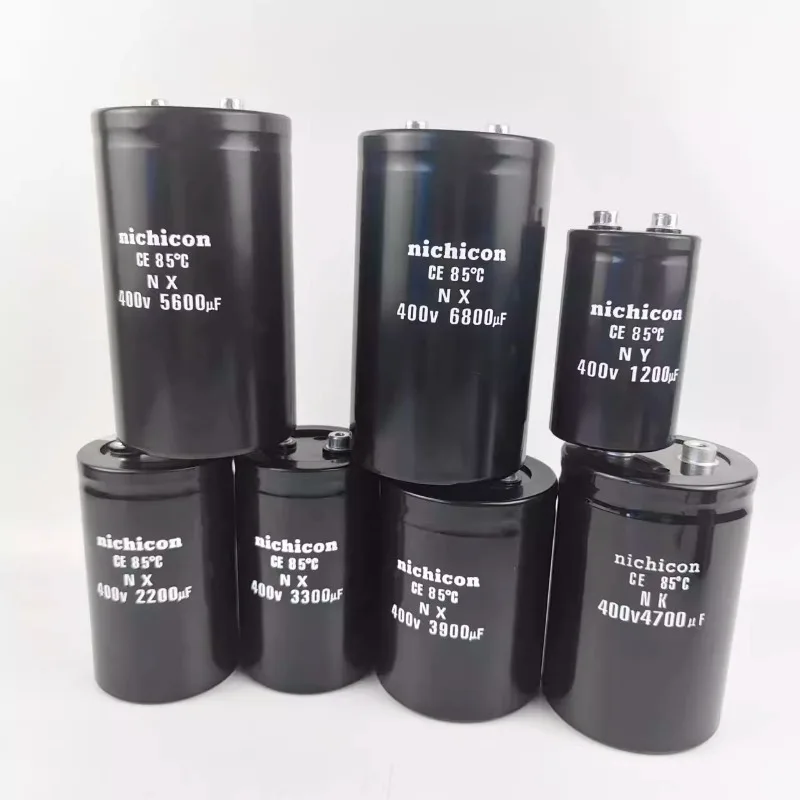 Nichicon Aluminum Electrolytic Capacitor 400V 450V High Voltage Power Supply Filter Componen
