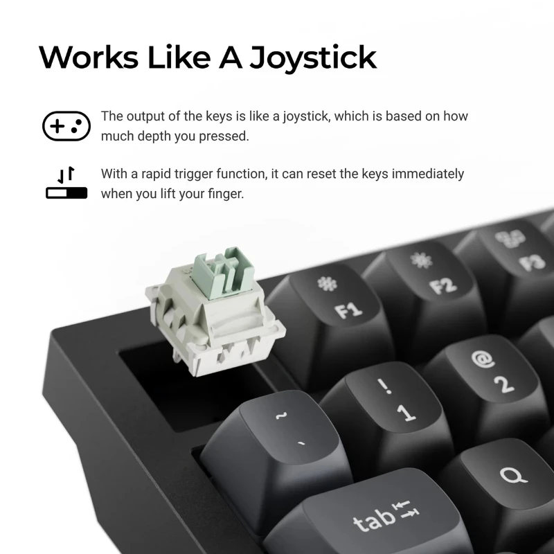 Keychron Q3 HE 8K Magnetic Switch Keyboard Hall Effect Program Gaming Custom Wired Keyboard