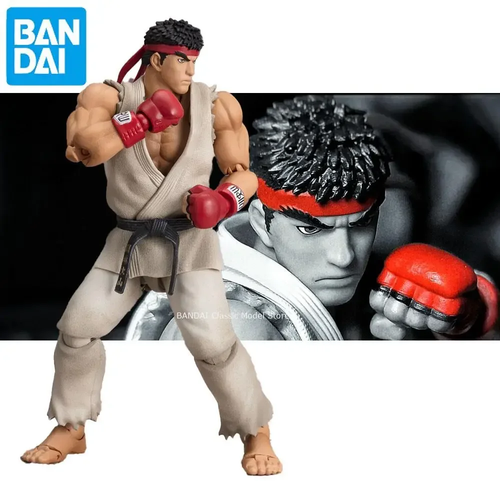 

Подлинная официальная оригинальная фигурка Bandai S.h.figuarts Street Fighter Ryu, аниме, натуральная коллекционная модель в штучной упаковке, кукла