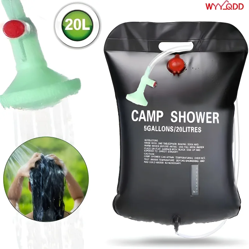 

20L Portable Camping Shower Bag for Camping,Foldable Durable and Lightweight for Hiking,Travel,and Outdoor Adventures
