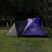 Outdoor Camping Expansion Tent 2 Person Portable Double Expansion Tent Waterproof Camping Sleeping Tent for Outdoor Hiking
