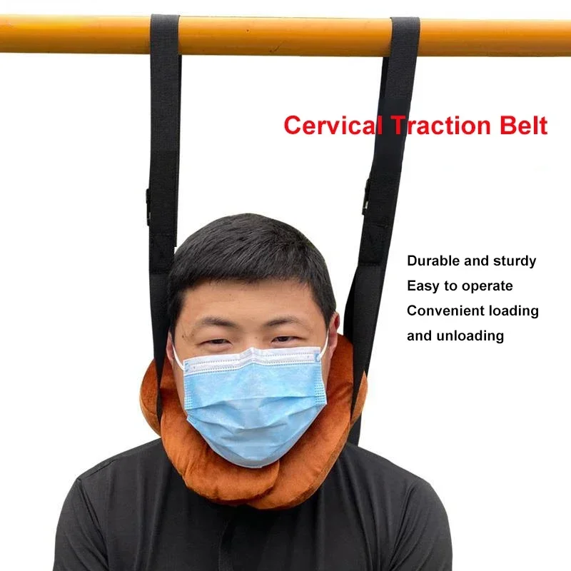 Cervical Traction Belt Suspension Cervical Traction Correction Neck Massager Stretcher Adjustable Household Suspension Type