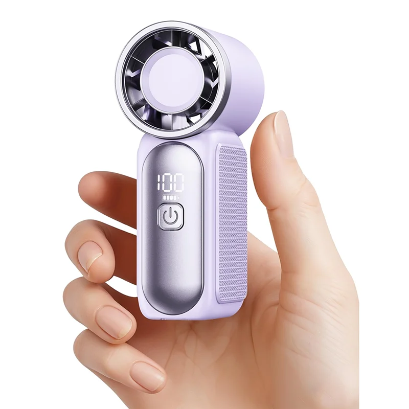 

B51CNEW! Small Pocket Bladeless Fan Rechargeable Mini Portable Ultra-Quiet Powerful Personal Hand-Held Fan