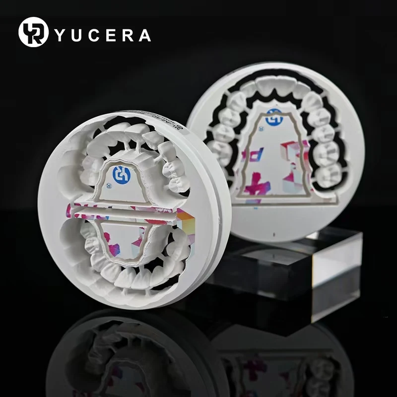 14mm Yucera dental materials 4D Pro Multilayer Zirconia Blocks 98mm open system for Dental Laboratory and dental dentistry