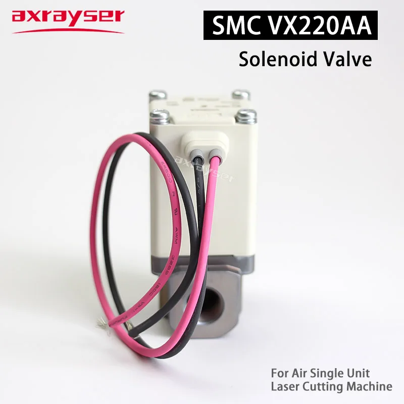 Imagem -06 - Original Smc Vx220aa Válvula de Solenóide 24v 220v Bsp Direto Way Post para Peças da Máquina de Corte do Laser da Fibra da Única Unidade ar