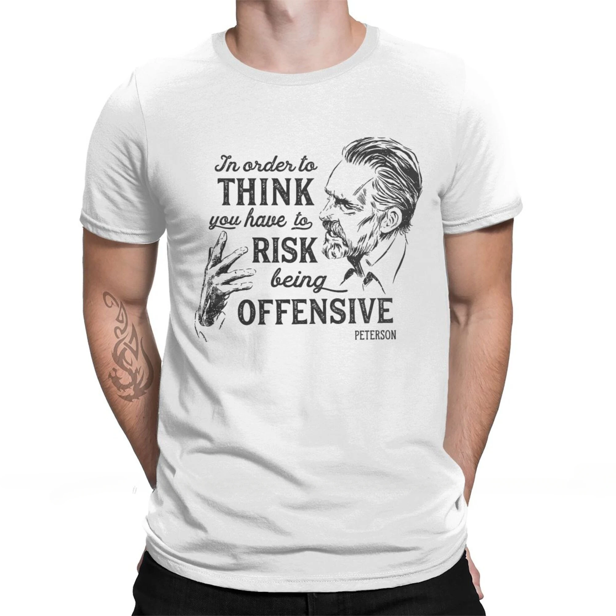 Men'S Fashion Quotes - 조던 피터슨 일러스트레이션 및 인용문 퓨어
