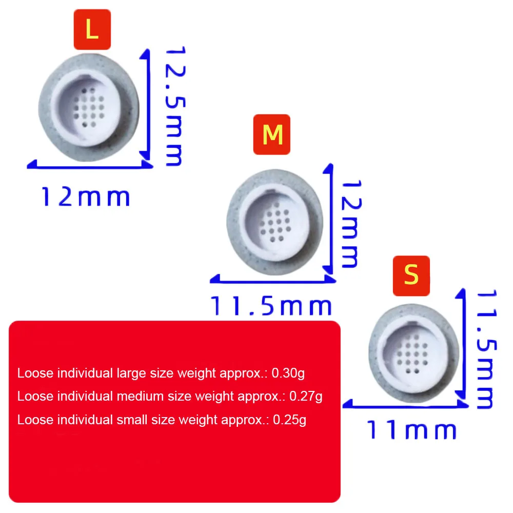 

6pcs Eartips Protective Caps Replacement Earplug Protector Silicone Earbuds Cover For Samsung Galaxy Buds 3 Pro 3Size