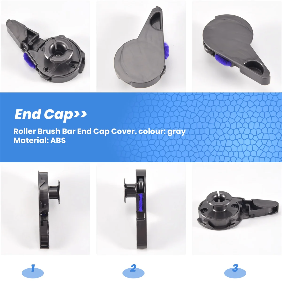 End kappen abdeckung der Rollen bürstens tange für digitale, schlanke, v8 schlanke, v12 v15-Ersatzteile für schlanke Staubsauger
