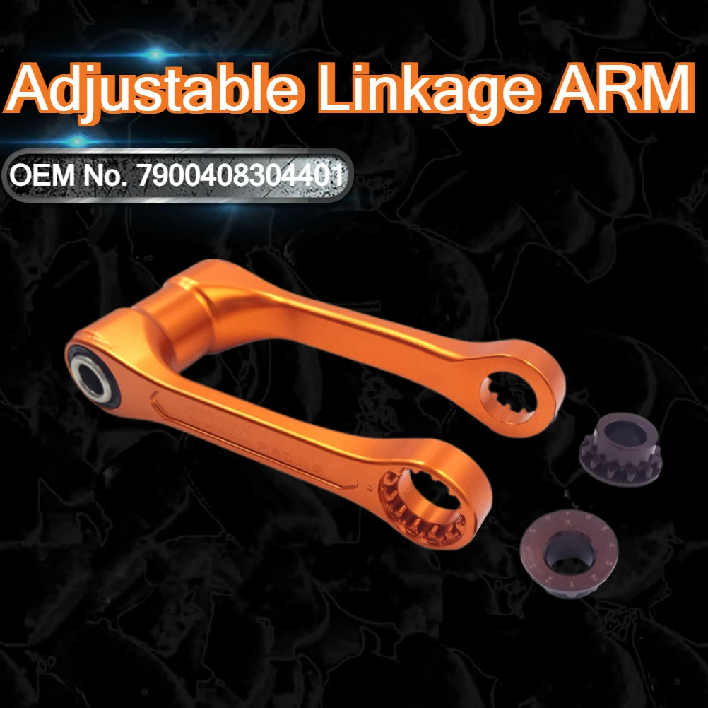 

2016-2023 Motorcycle Accessories Linkage ARM Rear Suspension Connecting Rod Adjustable Lowering Link For KTM HUSQVARNA GASGAS MC