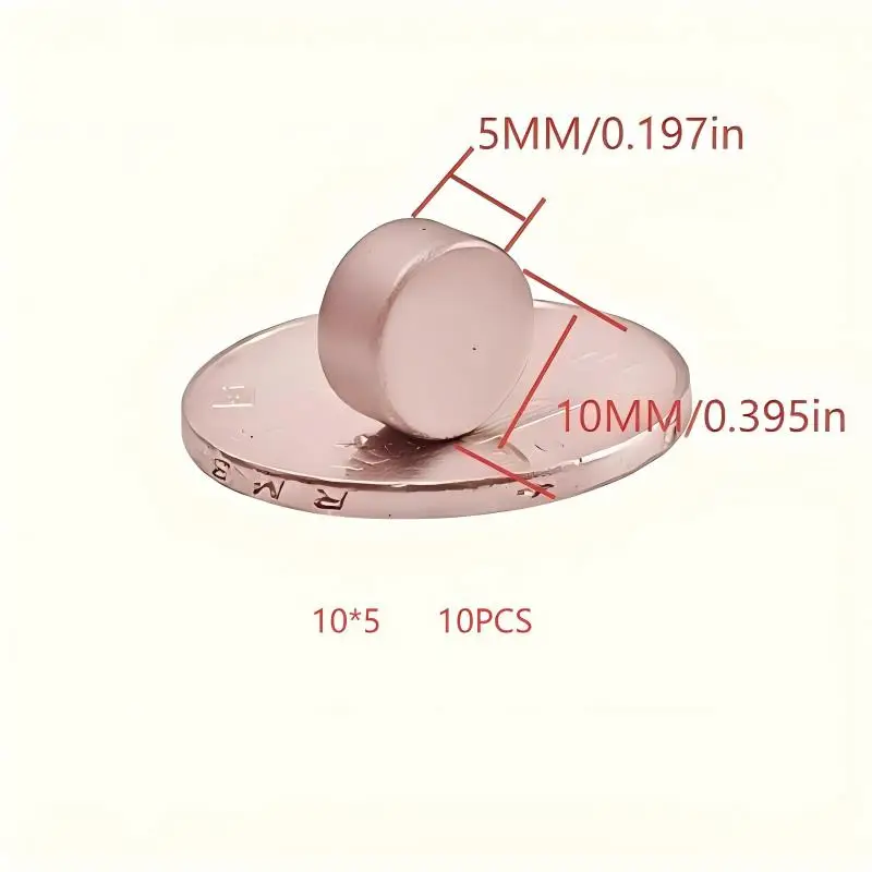 

10PCS10x5MM hightemperature magnet is mainly used for soldering tool of tin furnace with maximum temperature resistance of350℃