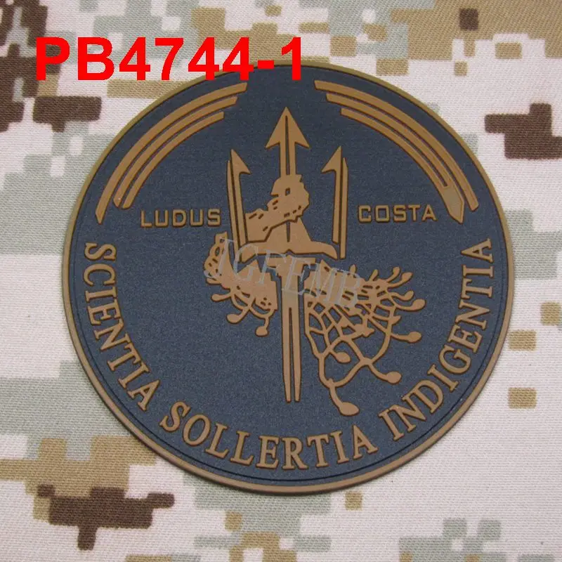 3D PVC Patch, LUDUS, COSTA, SCIENTIA, SOLLERTIA, INDIGENTIA