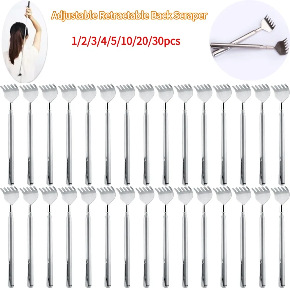Adjustable Retractable Back Scraper Steel Anti-itch Claw Massager Scratching Rake For Elderly Back Massage Tool Heath Care
