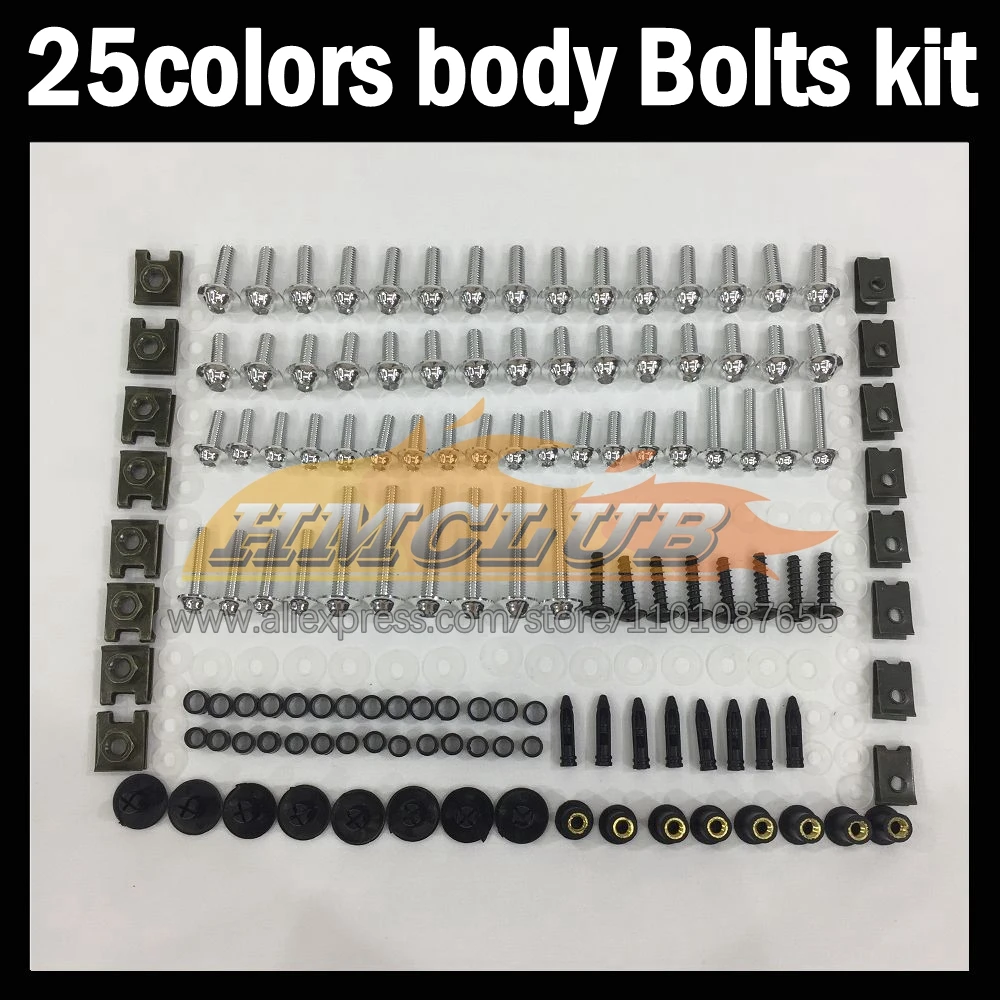 268ps Full Screws Kit Body bolt For HONDA CBR1000 CBR 1000 RR 1000RR CBR1000RR 2012 2013 2014 2015 2016 Fairing bolts screw NutS