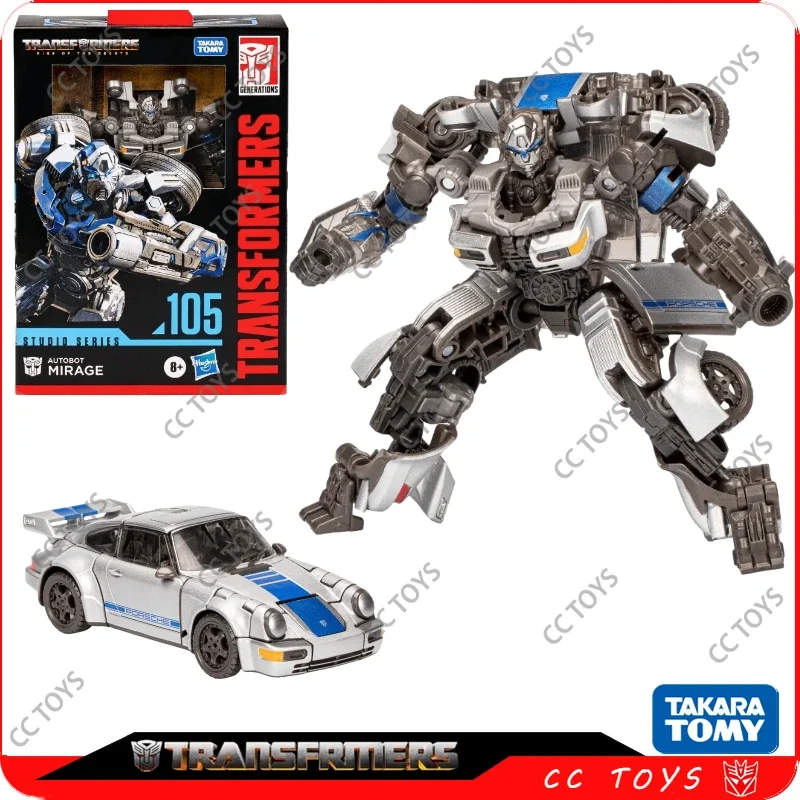 In stock Takara Tomy Transformers Toy Studio Series SS-105 deluxe class Mirage Anime Toys Action Figure Gifts Hobbies