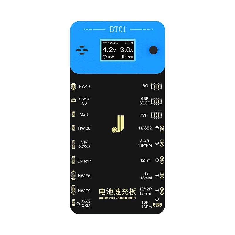 JCID JC BT01 Battery Charger iPhone 6 7 8 X 11 12 13Pro Max Anzor Cell phone battery activation panel Maintenance tool