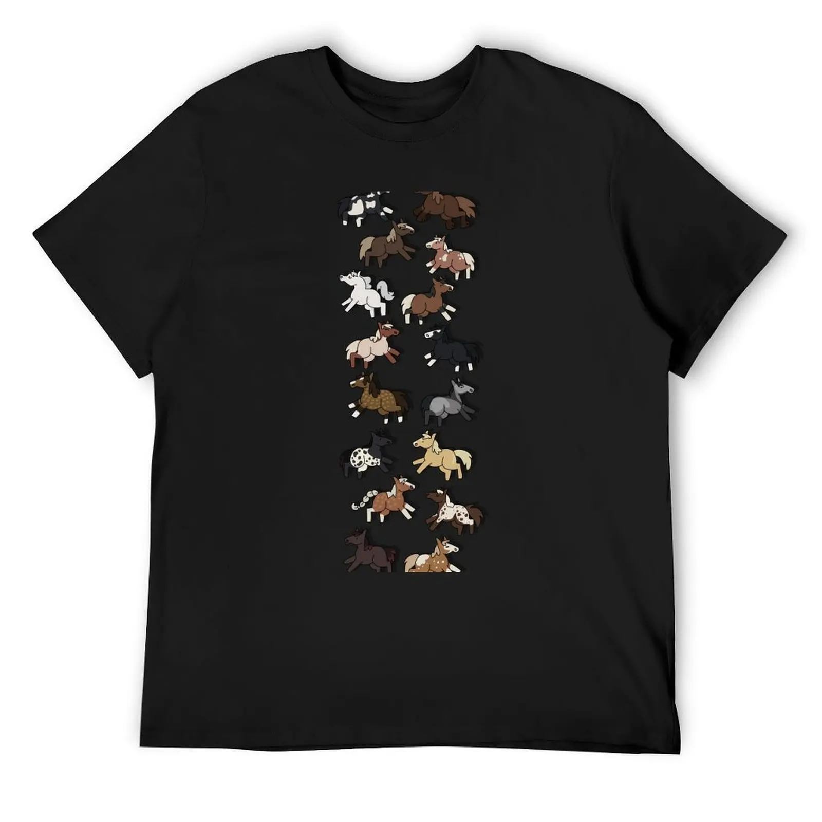 

RDR2 horses T-Shirt oversize t-shirts man graphics boys animal print oversized t shirts for men