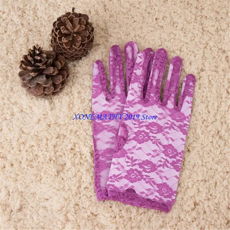 

F42F женские кружевные перчатки, женские длинные перчатки для оперных выпускных вечеров, подарок для женщин и девочек