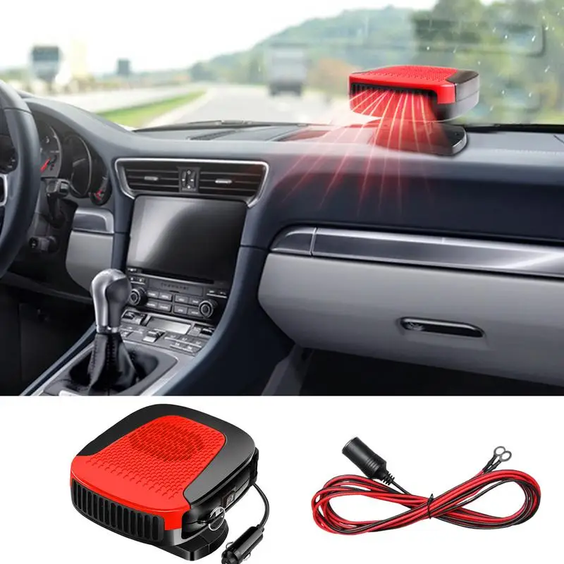 Car Heaters For Vehicle Fast Heating Window Defroster Car Heater 12V Portable Car Heater 2-in-1 Car Defroster Windshield