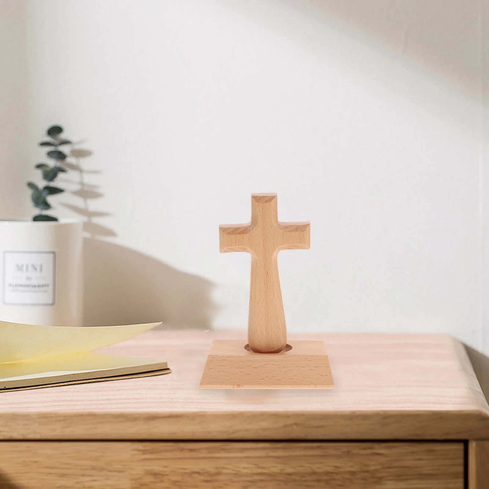 

Solid Wood Cross Ornaments Wooden Christian Decor For Home Office Church Showcase Style Crosses For Crafts Wall Hanging